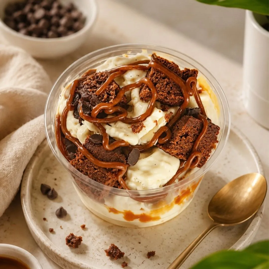 Vanilla Brownie Icecream